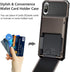 Vofolen Case for iPhone Xs, Wallet ID Slot Credit Card Holder, Scratch Resistant Dual Layer Protective Cover