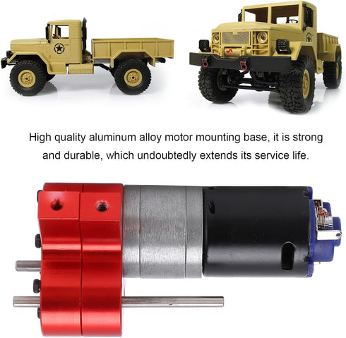 Set, 370 B1 B?1 C14 C?14 1/16 Dilwe RC Motor Gear Box RC Transmission Gear Box with Motor Upgrade Parts for WPL