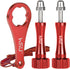 HSU Aluminum Alloy Thumbscrew Set + Wrench for GoPro Hero 12, 11, 10, 9, 8, 7, 6, 5, 4, Compatible with Media Mod