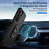 Heavy Duty Shockproof Full Body Phone Cover for Samsung Galaxy S22 with Screen Protector, Built-in Finger Ring Kickstand