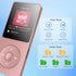 AGPTEK A02PL 64GB MP3 70 128GB(Rose Player, Hours Playback Lossless Sound Music Player, Supports up to Gold)