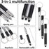 QFGasre 3 Pcs Mini Stylus Pen with Keyring Loop, Portable Capacitive Stylus Touchscreen Devices Universal Keychain Pens