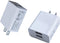 Wall Charger, USB Adapter, SUPWISER 2 Pack 10W Dual Port Quick Charger Plug Cube for iPad iPhone, Samsung Galaxy