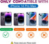 MGQILING iPhone 14 Pro Max Magnetic Glitter Case-6.7 Inch, Luxury Love Heart Pattern Plating Case, Compatible with