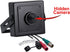 Evertech 1080p HD 4in1 Mini Hidden Camera, Analog Indoor with Wide Angle Pinhole Lens