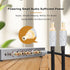 Monosaudio DC Cable HiFi Audio, High Purity OFC 4N 99.998% Pure Silver DC Extension Cord 5.5mmx2.1mm 12V 0.5A for