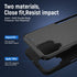 Galaxy A12 Case with Screen Protector, Heavy-Duty Tough Rugged Slim Shockproof Protective Case for Samsung A12, Black