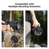 K&F CONCEPT 43mm 4-in-1 Pinch Lens Cap Cover, Center Lens Cover + Anti-Loss Keeper Leash + Microfiber Cleaning Cloth