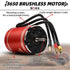 RCXAZ 3650 3.175mm 6600KV 1/10 TRX4 SCX10 (6600KV) Metal Brushless Motor Shaft Waterproof for RC High Speed Off-Road