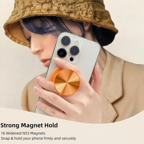 Grippopso 17 16 15 14 13 12 for Magsafe Phone Grip, Magnetic Phone Grip Holder, Magnetic Collapsible Expandible Mobile