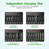HiQuick 8 Charger,1.2V 1100mAh 16 Pack Rechargeable AAA Batteries with Bay Battery Low Self-Discharge Ni-MH AAA