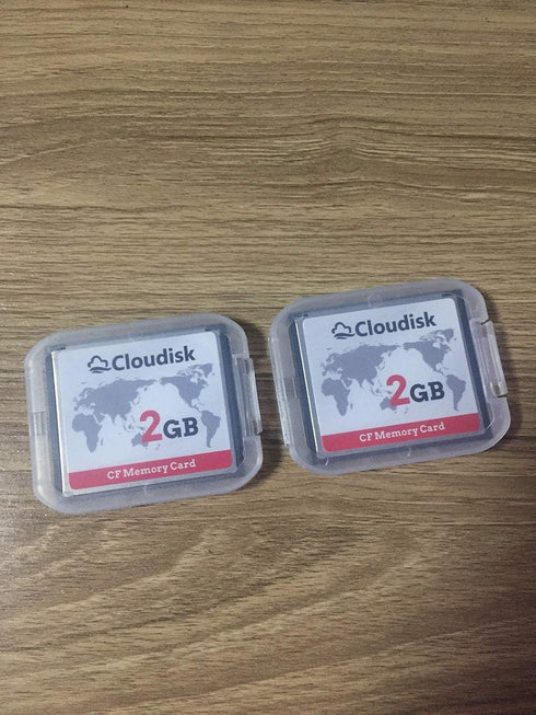 Cloudisk Pack 2 2GB 2.0 (2 of Compact Flash Card CF Performance for Vintage Digital Camera and Industry Equipment GB)