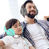 RORSOU R10 On-Ear Headphones with Microphone, Lightweight Folding Stereo Bass Headphones for Smartphone Tablet