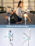 Pnitri 45'' 4-7.2" Selfie Stick with Light, Travel Tripod Essentials with Wireless Remote, Portable Cell Phone Tripod