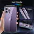 Tzomsze Clear Cute Case for iPhone 14 Pro Max 6.7 Inch, Full Camera Protection & Reinforced Corners, Neon Green