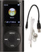 Locadence Portable MP3 Player, Slim Stylish Multifunctional Music Player with 1.8 LCD Screen,