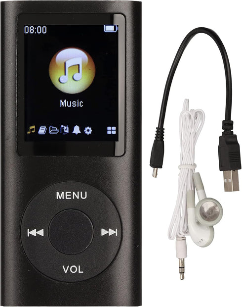 Dan&Dre MP3 Player, 1.8 Inch LCD Slim Portable Music Player with Lossless Sound,