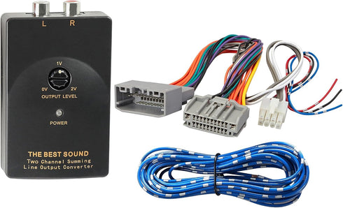 NuIth Car Radio Amp Amplifier Wiring Harness Adapter for Chrysler/Dodge/Jeep 2008-UP Non JBL System