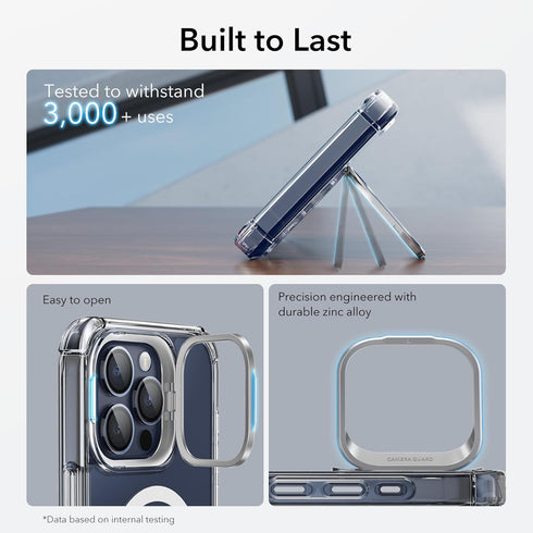 ESR 14 9H+ for iPhone Pro Max Case with Stand, Compatible with MagSafe, Full-Body Military-Grade Drop Proof Case
