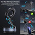 PoseStar London 360 Vacuum Magnetic Car Phone Holder - Foldable Phone Mount with Alloy Support, Strong Suction
