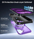 DEVISELOVE 17 iPhone17 6.3", Magnetic for iPhone Case Military-Grade Dual-Layer Shockproof, Heavy Duty Rugged