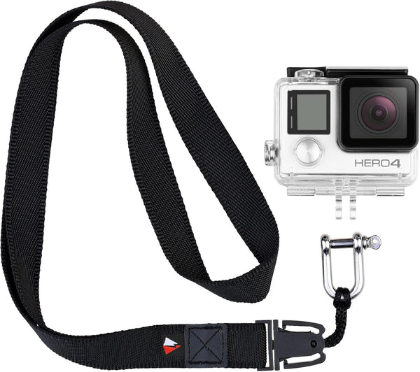 TXEsign Neck Strap for GoPro - Detachable Lanyard with Stainless Steel Shackle