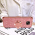 nancheng Glitter Luxury Case for Moto G Power 2021, Soft TPU Silicone with Kickstand, Rose Gold