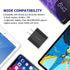 Amoner Wall Charger - Upgraded 2Pack 15W 3-Port USB Plug Cube for iPhone and Galaxy Devices