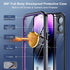 SPIDERCASE iPhone 14 Pro Case - Waterproof with Built-in Lens & Screen Protector, 12FT Military Shockproof, Purple