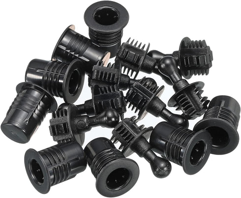 MECCANIXITY Speaker Grill Guides, Plastic Black Ball Socket Type Dia 11mm for Speaker Parts Accessories (Pack of 8)