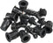 MECCANIXITY Speaker Grill Guides, Plastic Black Ball Socket Type Dia 11mm for Speaker Parts Accessories (Pack of 8)