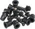 MECCANIXITY Speaker Grill Guides, Plastic Black Ball Socket Type Dia 11mm for Speaker Parts Accessories (Pack of 8)