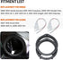 NuIth Car 6.5 Inch Speaker Adapter Bracket with Wiring Harness Kit for 2006-2013 Honda Civic/Accord/CR-V