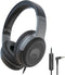 rockpapa Share 1 Kids Headphones Wired with Microphone & Share Port, 85dB/94dB Volume Limited, Black/Grey