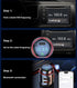 Wireless FM Transmitter Car Bluetooth Adapter, USB C & QC3.0 Dual Fast Charging, Cigarette Lighter Radio Music,
