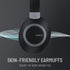 LORELEI B-C6 Wireless Over Ear Headphones, 50H Playtime, Foldable Lightweight Bluetooth Headsets, Deep Bass, Memory