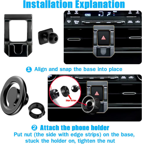 VE VE POWER 2020-2023, 17 16 15 14 13 12 Car Phone Holder, Air Vent Phone Holder, Car Mount for Toyota Highlander