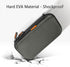 GLCON Dustproof Carrying Case, Portable Small Travel Charger Organizer for Electronic Accessories, Silver Grey