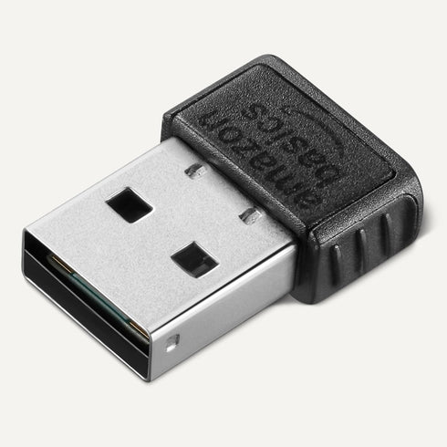 Amazon Basics 5.4 11/10/8.1 Bluetooth USB Adapter Dongle for PC, USB Receiver for Bluetooth Mouse, Keyboard, Laptop