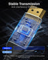 4K 10Feet, 4K@60Hz/2K@120Hz, 1.2 1.4 DisplayPort to HDMI Cable Supports Uni-Direction DP Computer to HDMI Screen Cable