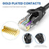 6 100 10Gbps Cat6 RJ45 PS4/5, Ultra Clarity Cables Cat Ethernet Cable ft, Outdoor&Indoor Ethernet Cable, High Speed