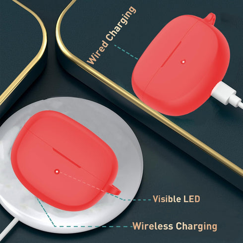 for New Bose Ultra Open Earbuds Case with Cleaner Kit 2024, Soft Silicone Shockproof Protective Cover Skin with