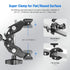 NEEWER Super Clamp with 3" Dual Ballhead Magic Arm, Phone Holder, Action Camera Clamp Mount for Flat/Round Surfaces