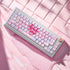 Hyekit PBT Keycaps - Cherry Profile Custom Keycaps, 144 Keys, Dye-Sublimation, Bleeding Love Theme Keyboard Keycap Set for Mechanical Keyboard, Keycaps for 60 percent (Bleeding Love)