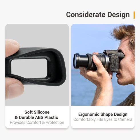 EOS R10 Eye Cup Eyecup Eyepiece, Extended Long Soft Eyecup for Canon EOS R10 Mirrorless Camera, Comfortable for