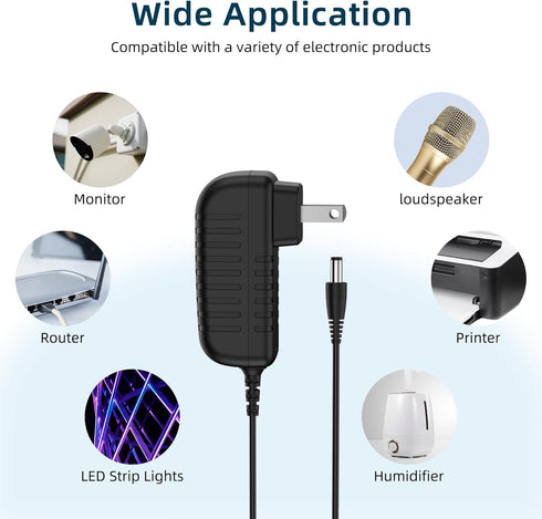 MDCGPower 7V 2A 2000mA 100V-240V 5.5mm 2.5mm / AC Converter Adapter Power Supply Power Cord Power Cable Charger DC