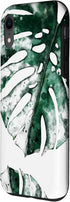 Monstera Deliciosa Swiss Cheese Plant iPhone XR Palm Leaf Monstera Variegata Swiss Cheese Plant Watercolor Case