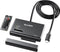 M.2 NVMe SSD Enclosure Adapter, Type-C 10Gbps to M.2 and SATA Hard Drive Reader, Compatible with M Key Sizes
