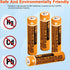 4PCS NI-MH AAA Rechargeable Battery, 1.2V 550mAh for Panasonic Cordless Phone, HHR-55AAABU Replacement