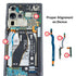 Set S22 5G SM-S908U/U1/F/W (2022) Complete Antenna Flex Cable for Samsung Galaxy Ultra - Signal Ribbon Connector